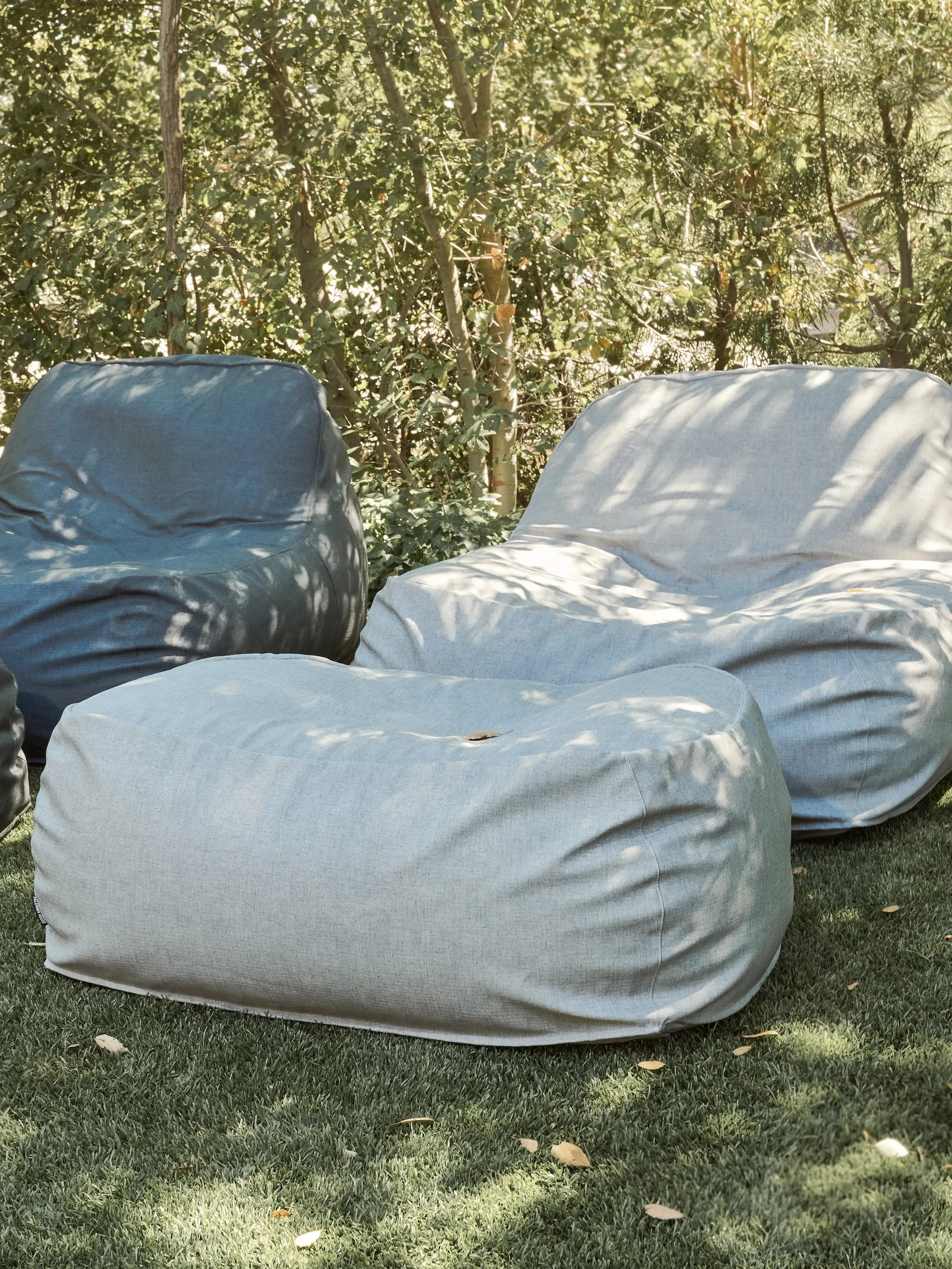 Dune Ottoman Outdoor - Gray