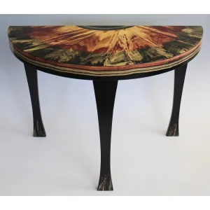 Eclipse Demilune End Table by Grant Noren