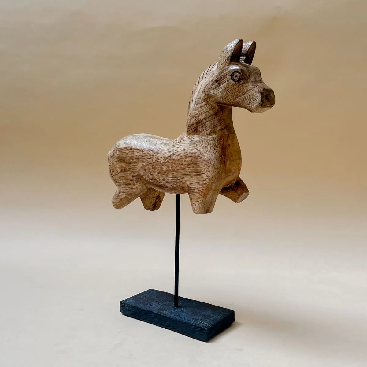 Edit House & Home-Home Artisan Nicholas Wooden Horse Sculpture (Small)