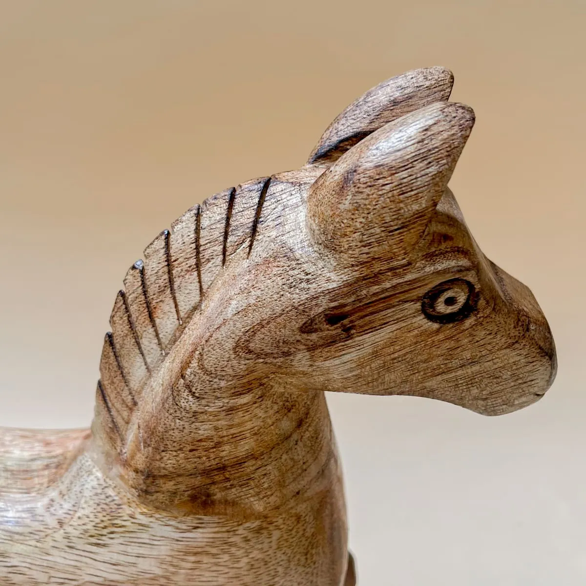Edit House & Home-Home Artisan Nicholas Wooden Horse Sculpture (Small)
