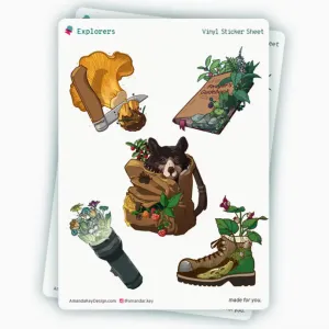 Explorers | Vinyl Sticker Sheet
