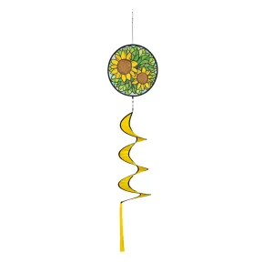 Fall Harvest Fabric Wind Spinner,45635