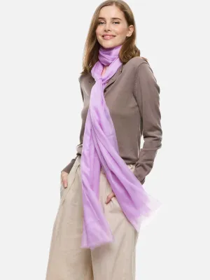 Featherlight Lilac Cashmere Scarf