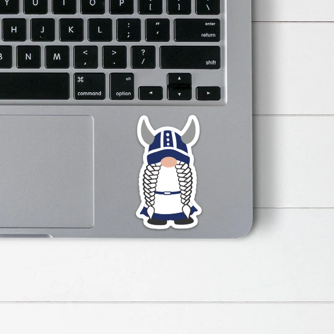 Finnish Viking Girl Gnome Sticker