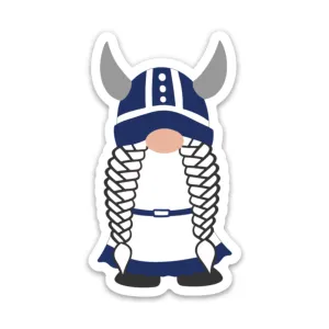 Finnish Viking Girl Gnome Sticker