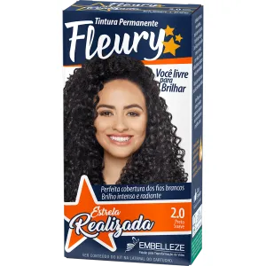Fleury Hair Dye Soft Black Kit