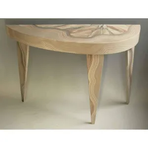 French Curve Console Table White River by Grant Noren