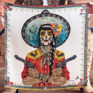 Fringe Scarves Off White Vaquera Rooster