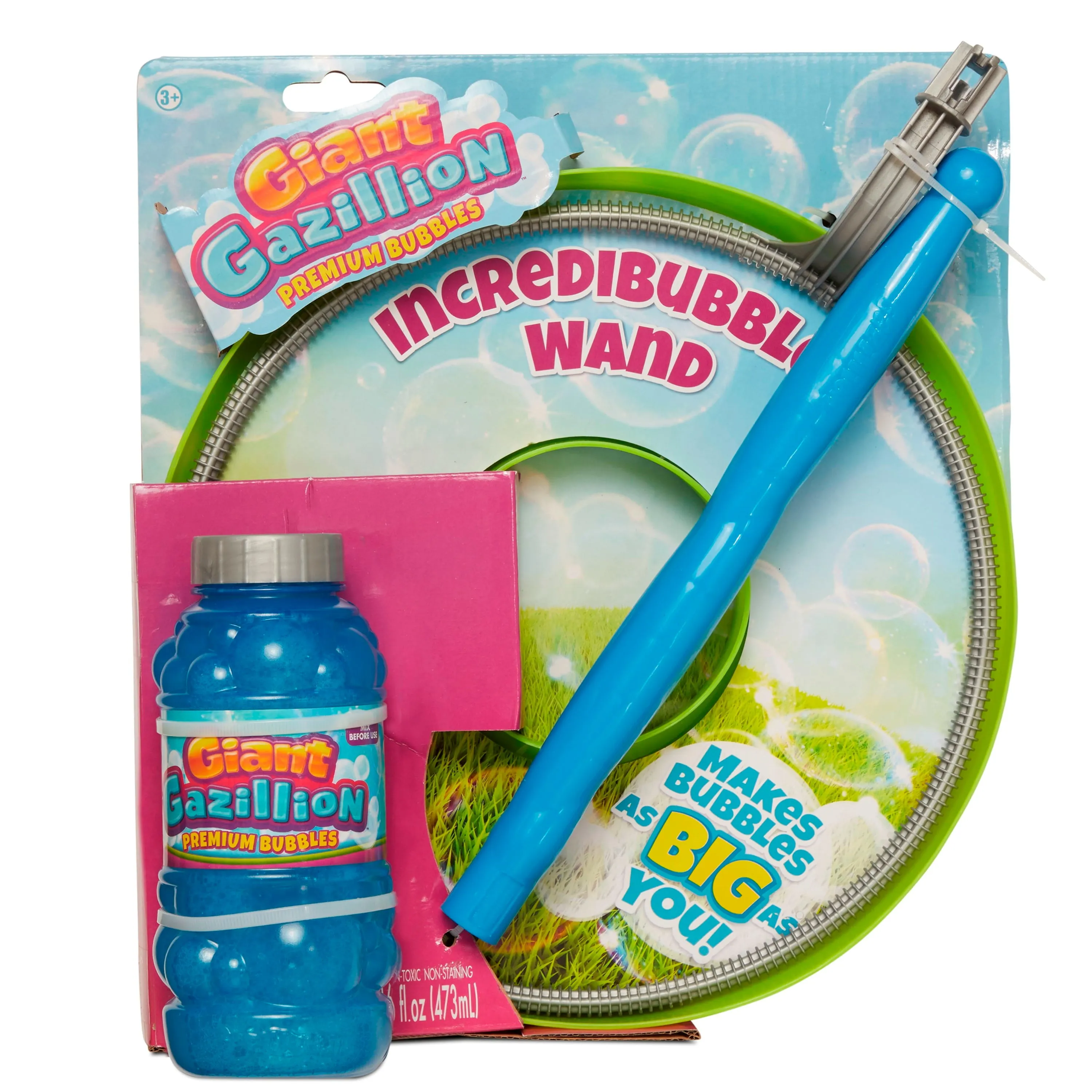 Funrise - Gazillion Bubble Incredibubble Wand, Multi for Toddlers For Ages 3 