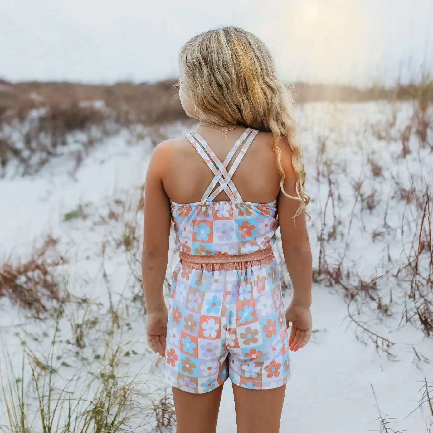 Girl's Flower Yoga Set