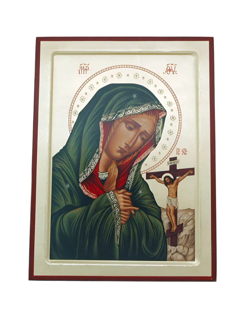 Greek Hand Painted Serigraph