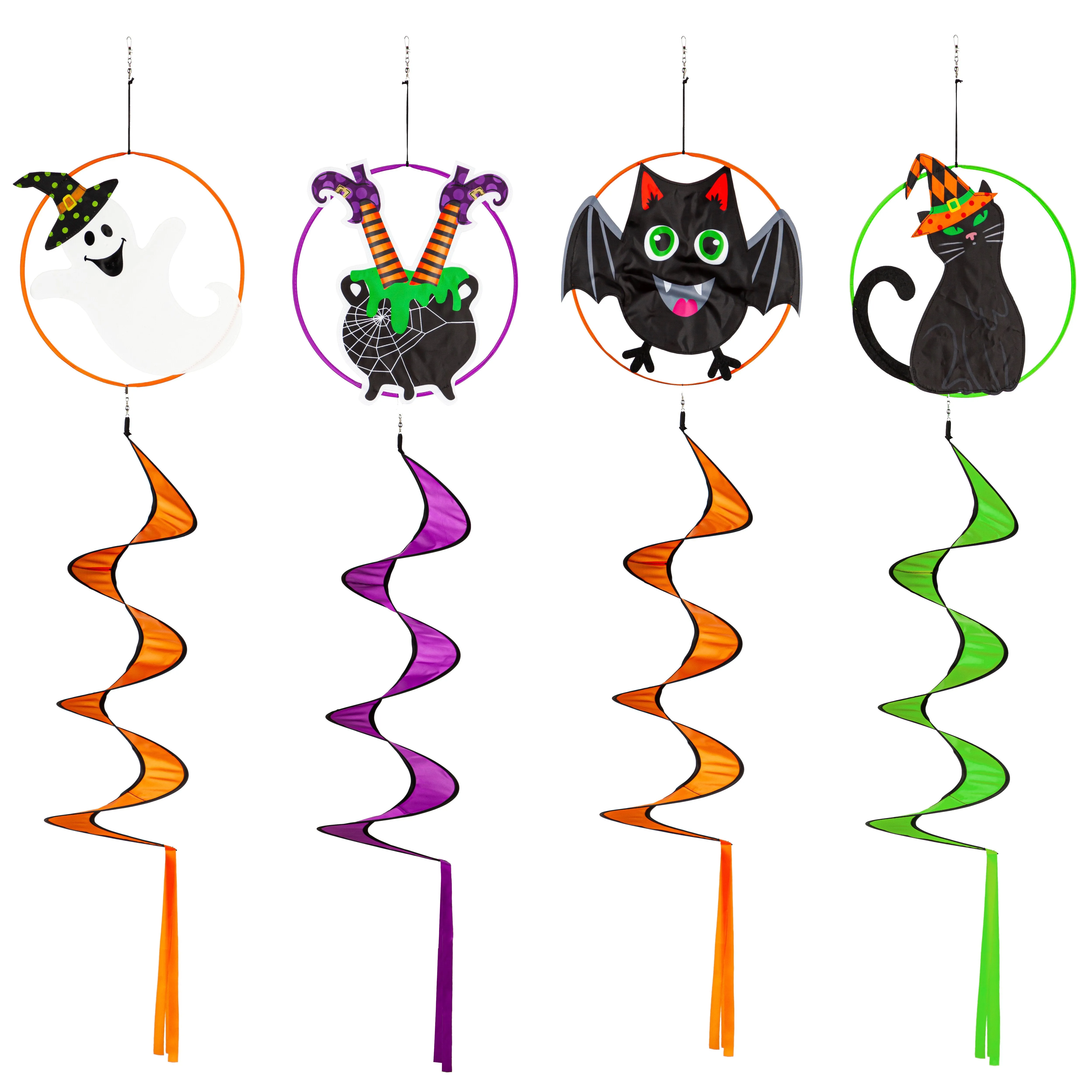 Halloween Wind Spinner, 4 Asst,45513