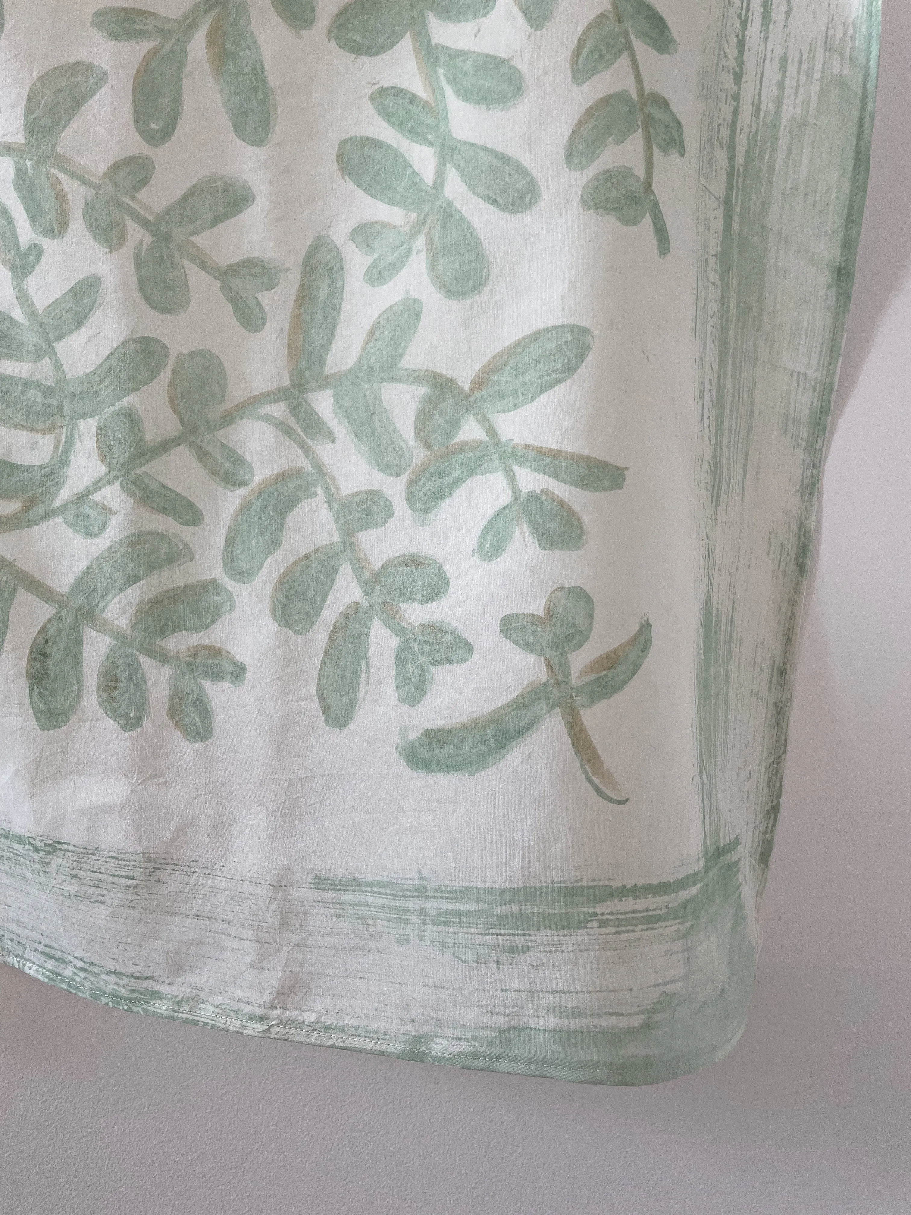Hand-Painted Scarf - Jade