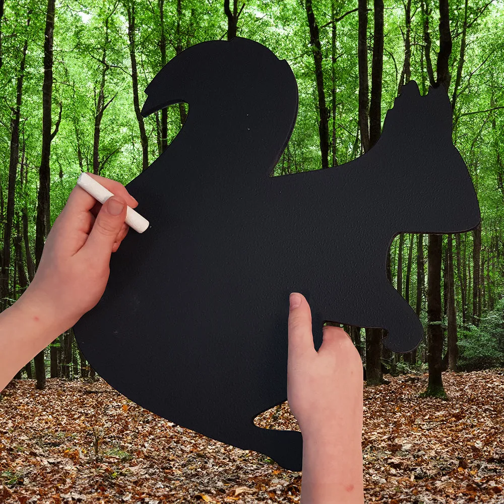 Handheld Chalkboards - Woodland Animals Set of 4 (Owl, Rabbit, Hedgehog, Squirrel)