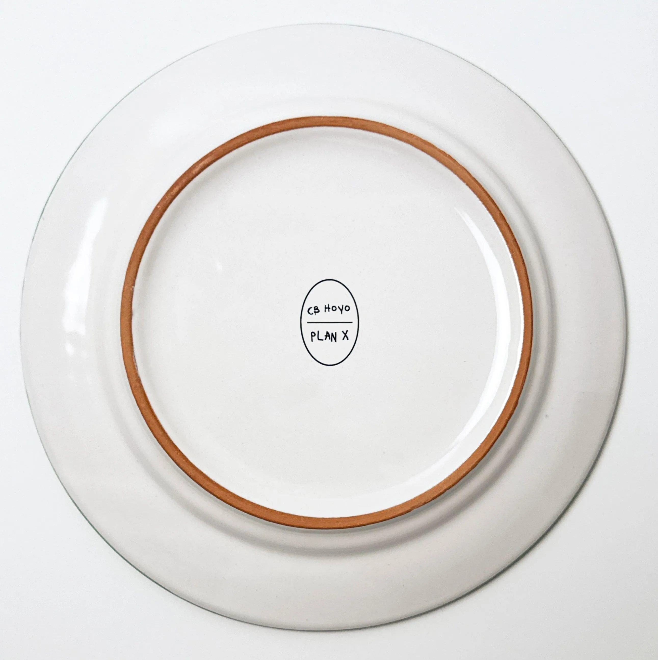 'Hands Off' Hand Painted Ceramic Plate