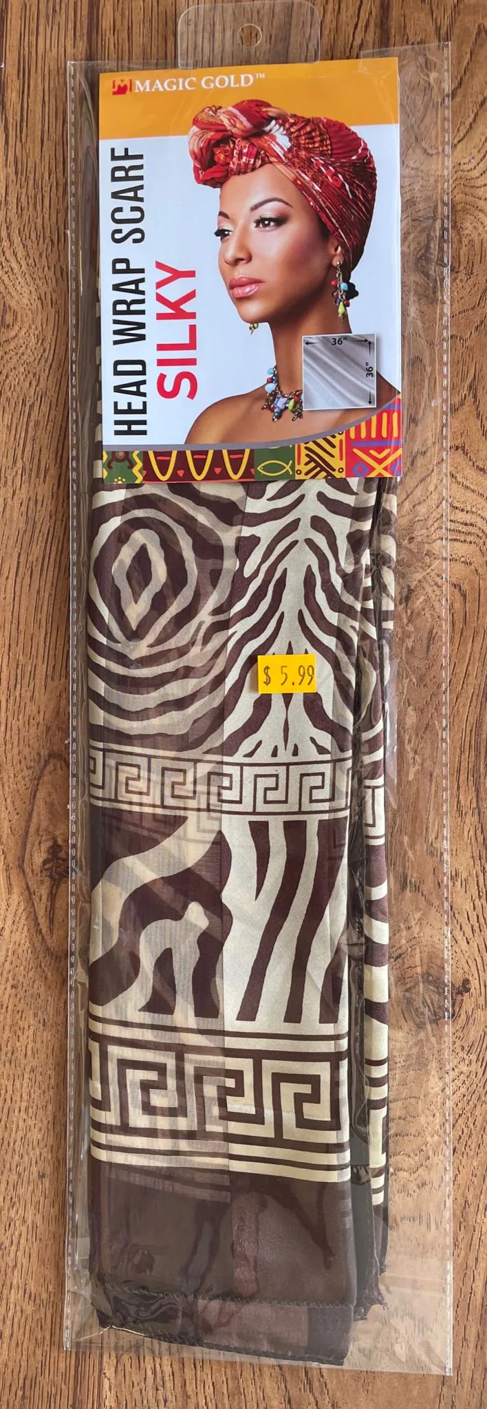 Head Wrap Scarf-Silky #1