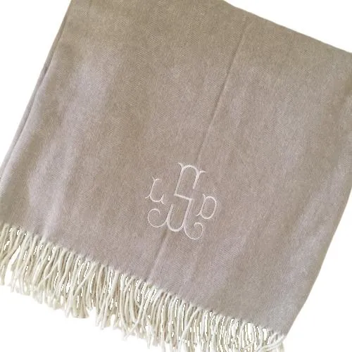 Herringbone Throw Blanket