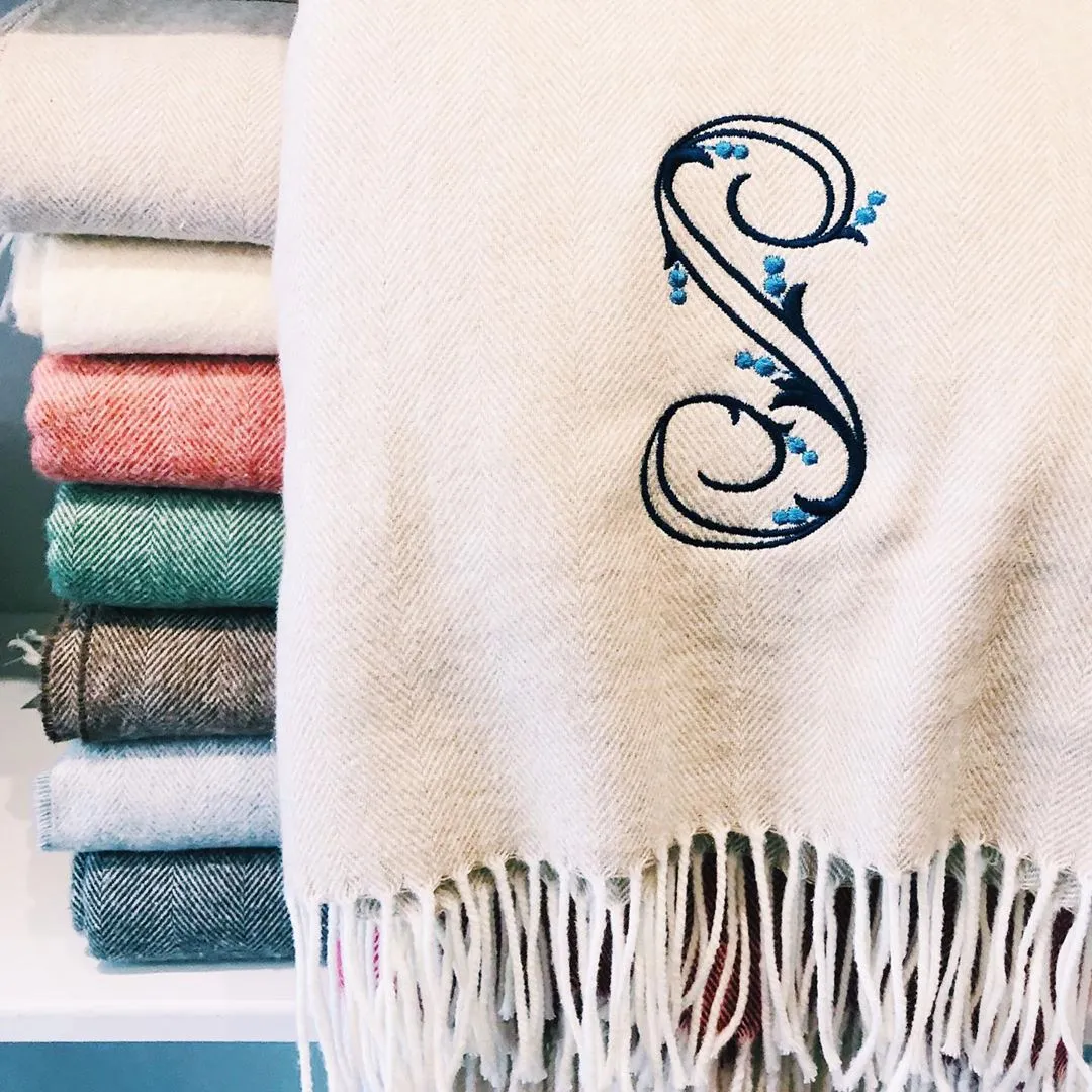 Herringbone Throw Blanket