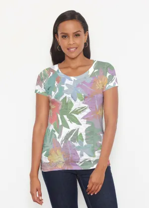 Hibiscus Island (19212) ~ Signature Short Sleeve Scoop Shirt