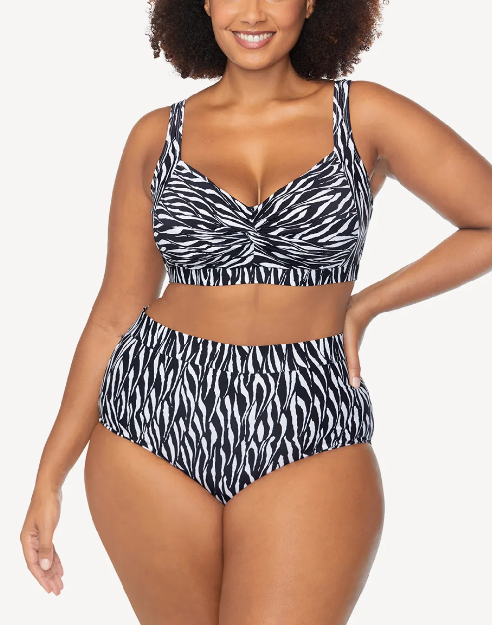 Hideaway Island High Waist Plus Size Bikini Bottom
