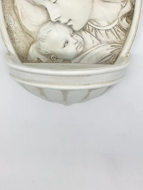 Holy Family Holy Water Font (8")