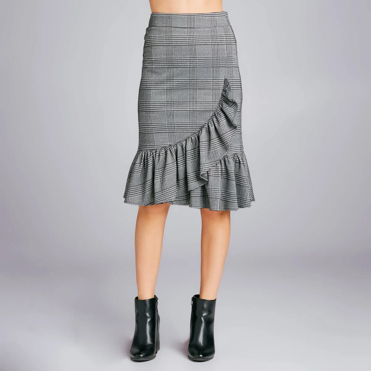 Jacquard Midi Skirt