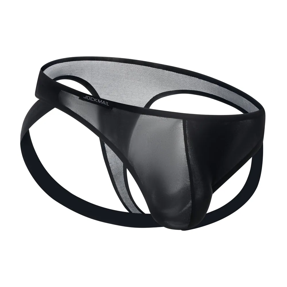 JM260 Black Mens Thong/Jockstrap
