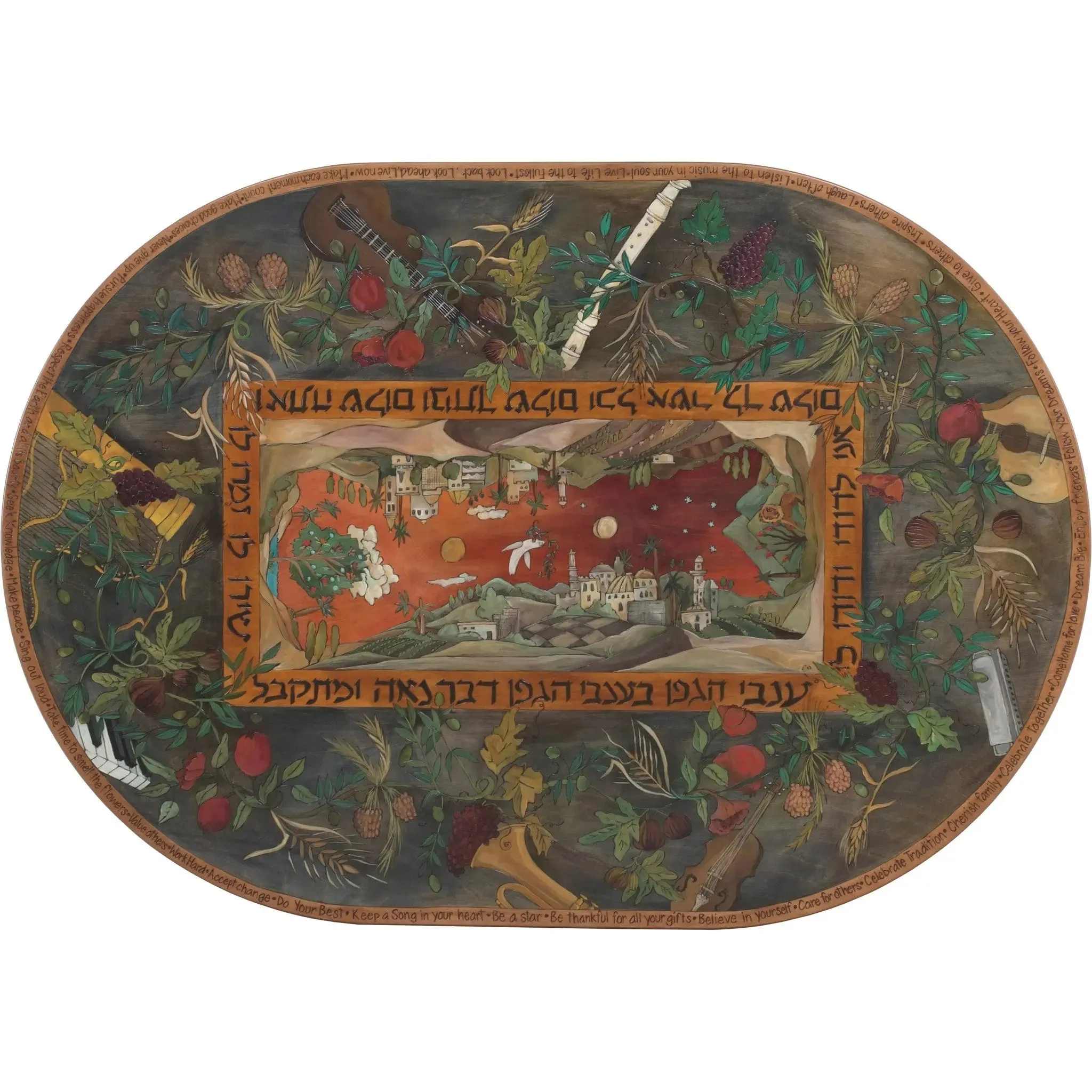 Judaic Oval Dining Table by Sticks, Judaica, DIN053-S317027