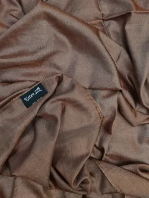Katan Silk Hijab - Brown