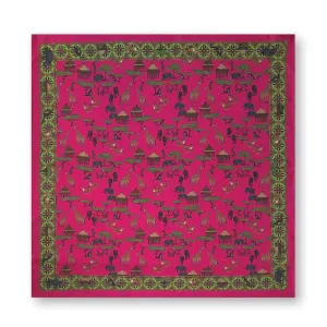 Kevin's Finest Silk Safari Scene Square