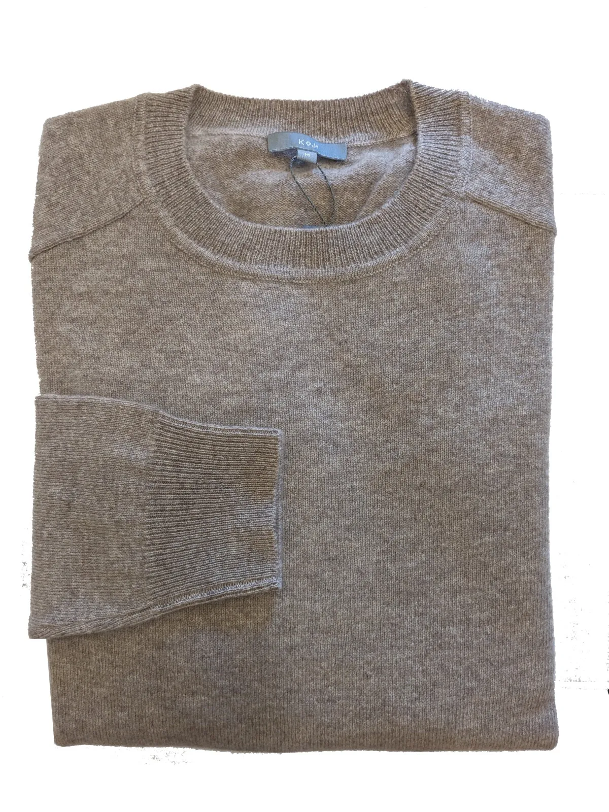 Kier   J All Cashmere Saddle Shoulder Crew Neck Sweater