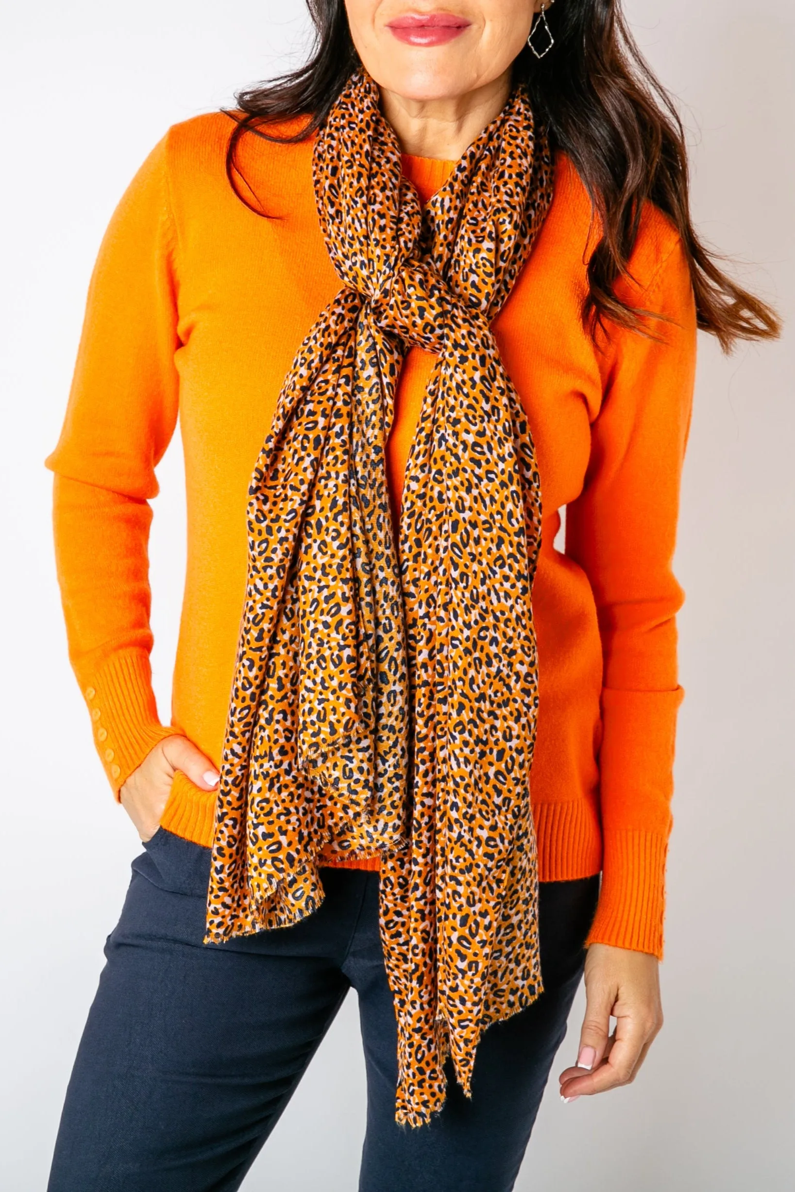 Leopard Print Scarf