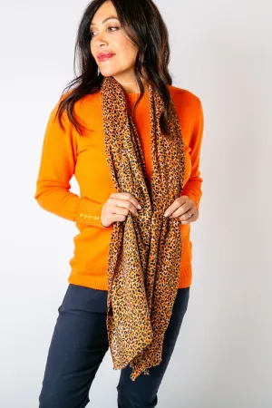 Leopard Print Scarf