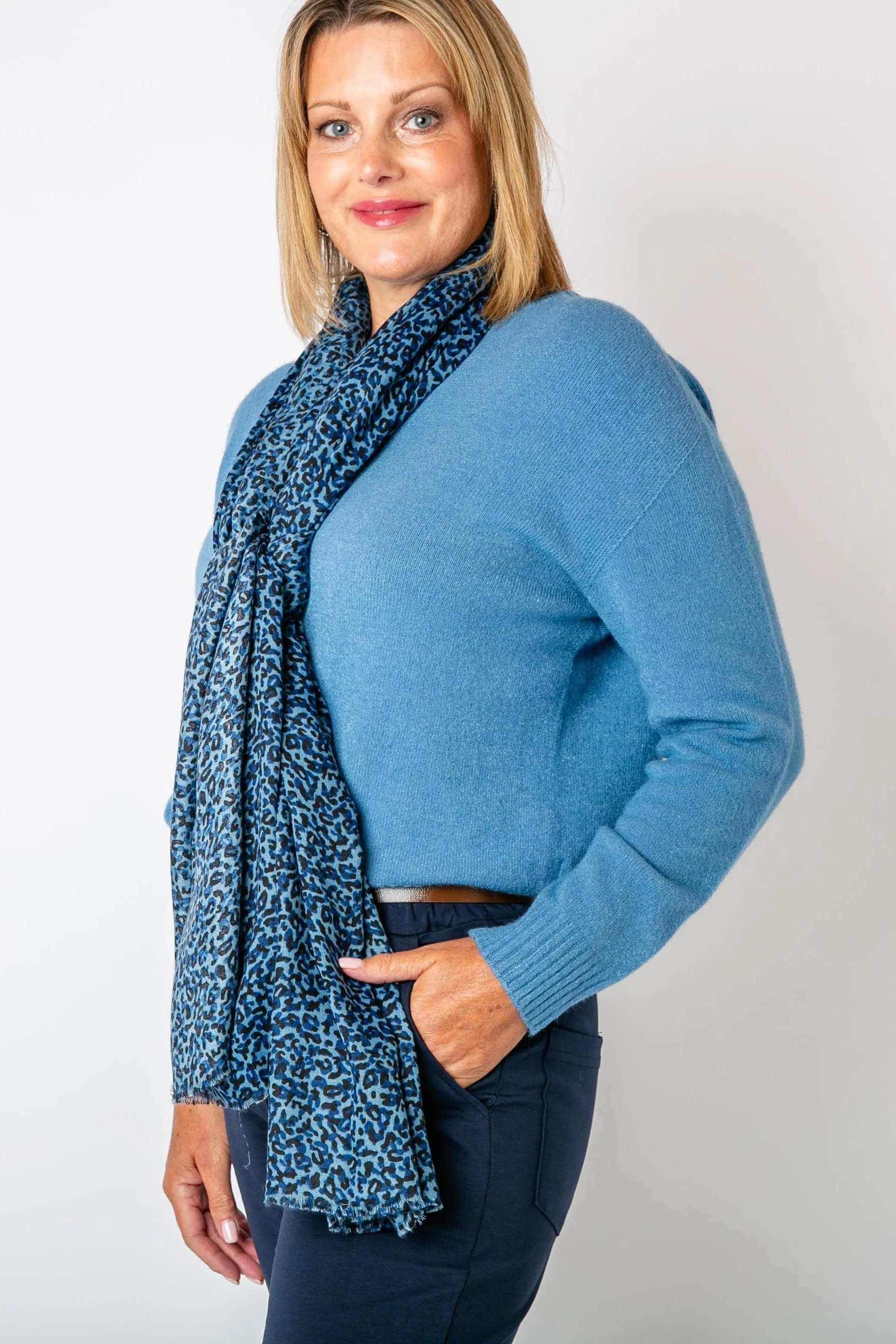 Leopard Print Scarf