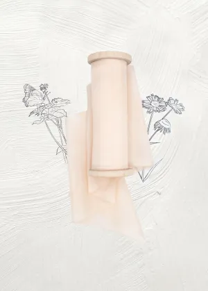 Lily Pink Habotai Silk Ribbon
