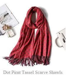 Lisette Charles Luxury Oversize Plaid Cashmere Wool Pashmina Scarf