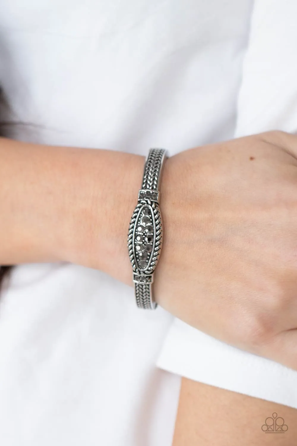Locked in Luster -  Silver Bracelet