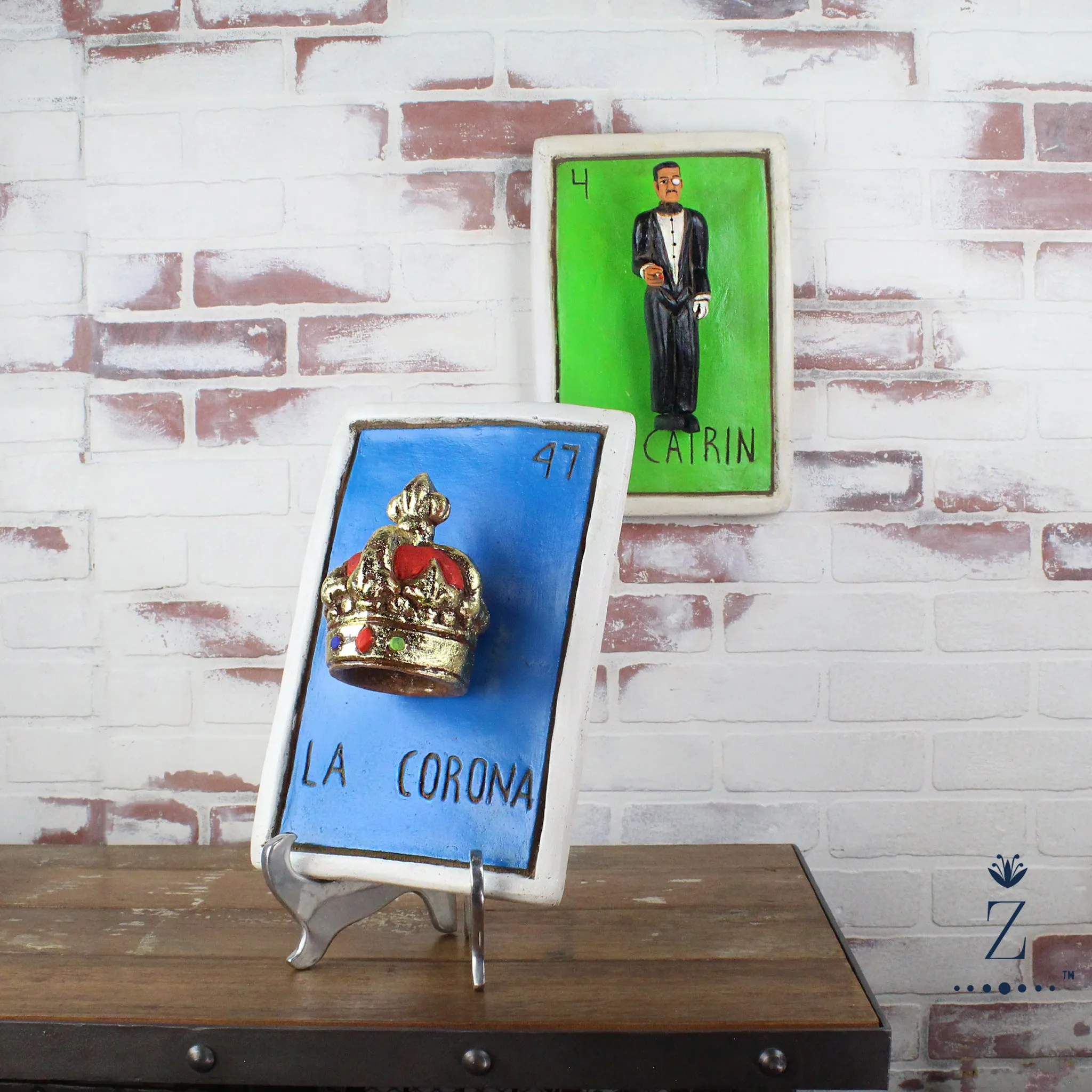 Loteria Card Wall Art, La Corona #47