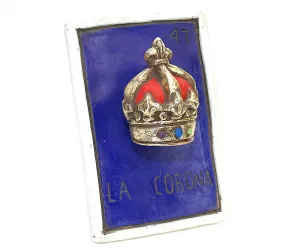 Loteria Card Wall Art, La Corona #47