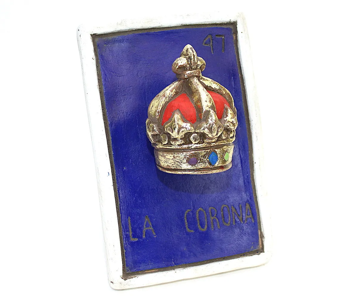 Loteria Card Wall Art, La Corona #47