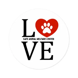 Love Them All Round Stickers, Indoor\Outdoor