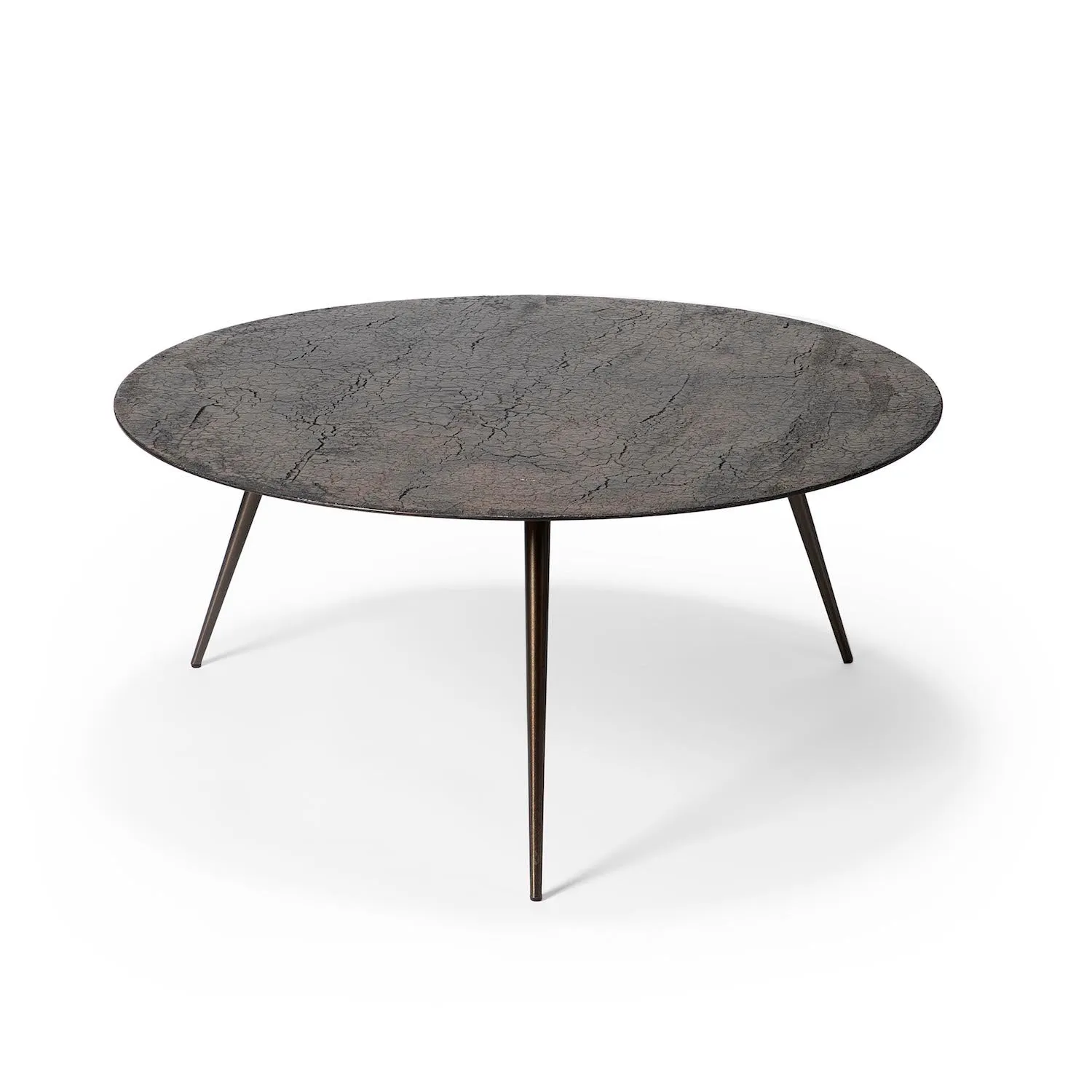 Luna Coffee Table - Lava/Linear - Whisky