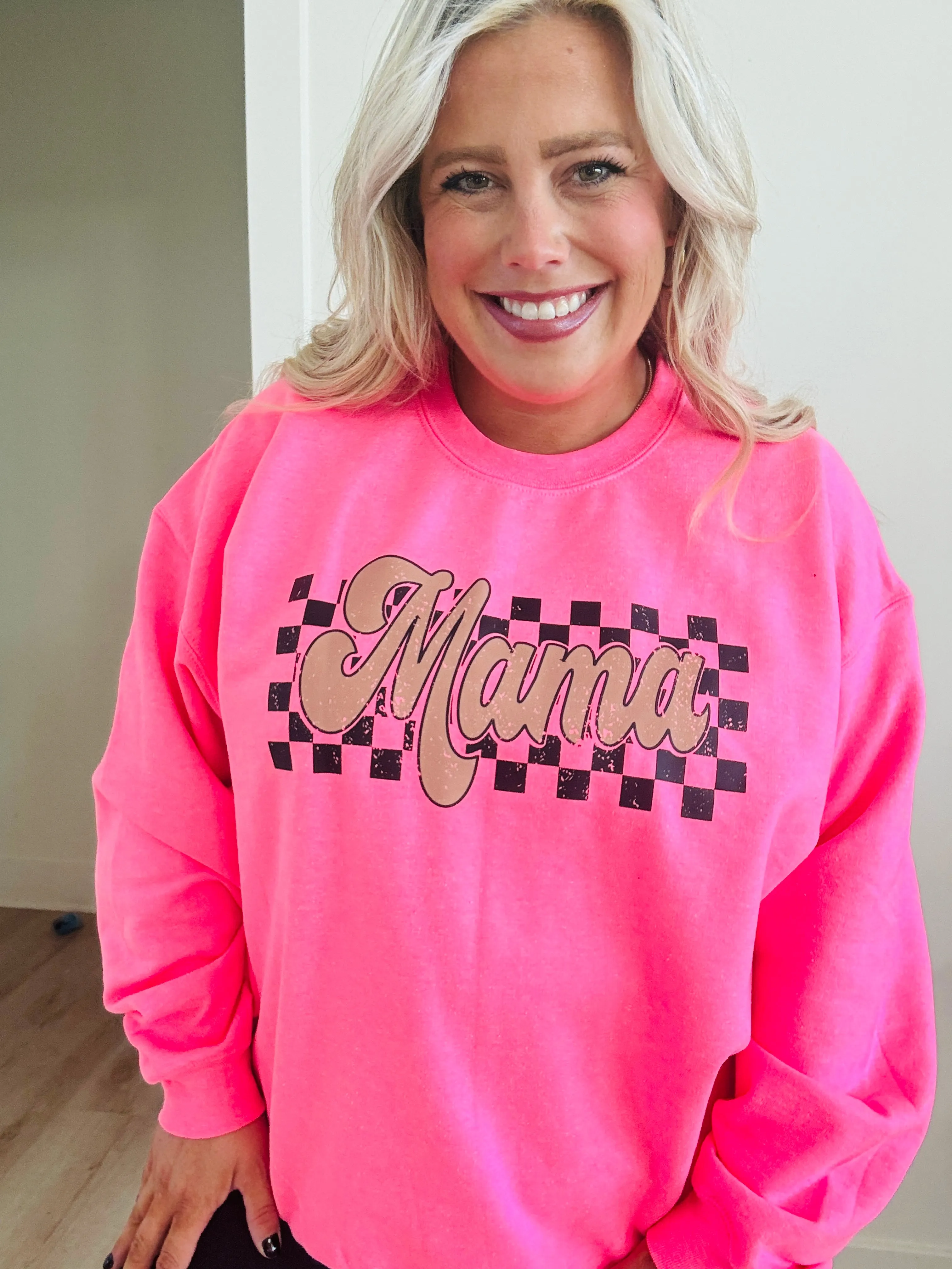Mama Retro Checkered