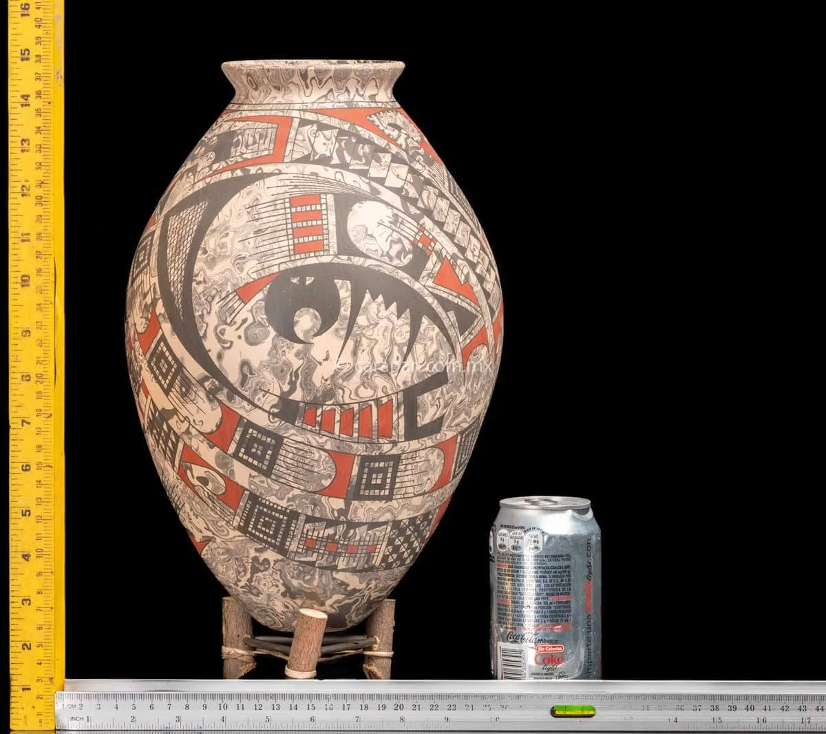 Mata Ortiz Marbled Pot Fine Mexican Ceramic