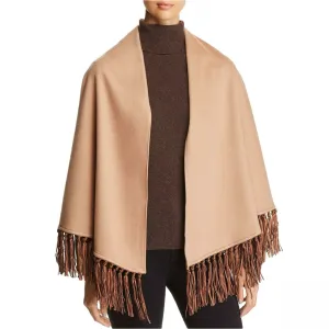 Max Mara Women's Fringed Cashmere Wrap with Leather Tassels