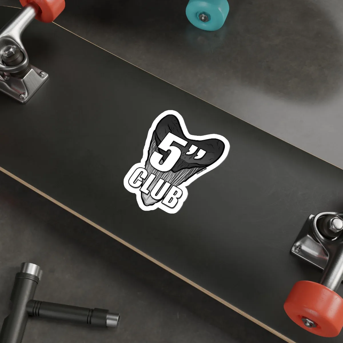 Megalodon 5 Inch Club Sticker