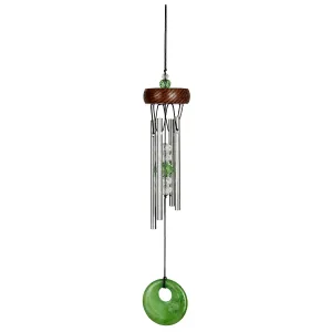 Mini Stone Chime - Green,wsmscg