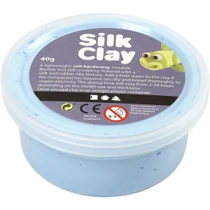 Neon Blue Colour Pliable Lightweight Modelling Compound With Plastic Tub 40 g