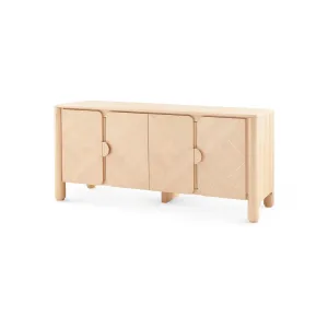 Nolan 4-Door Cabinet / Pristine Oak