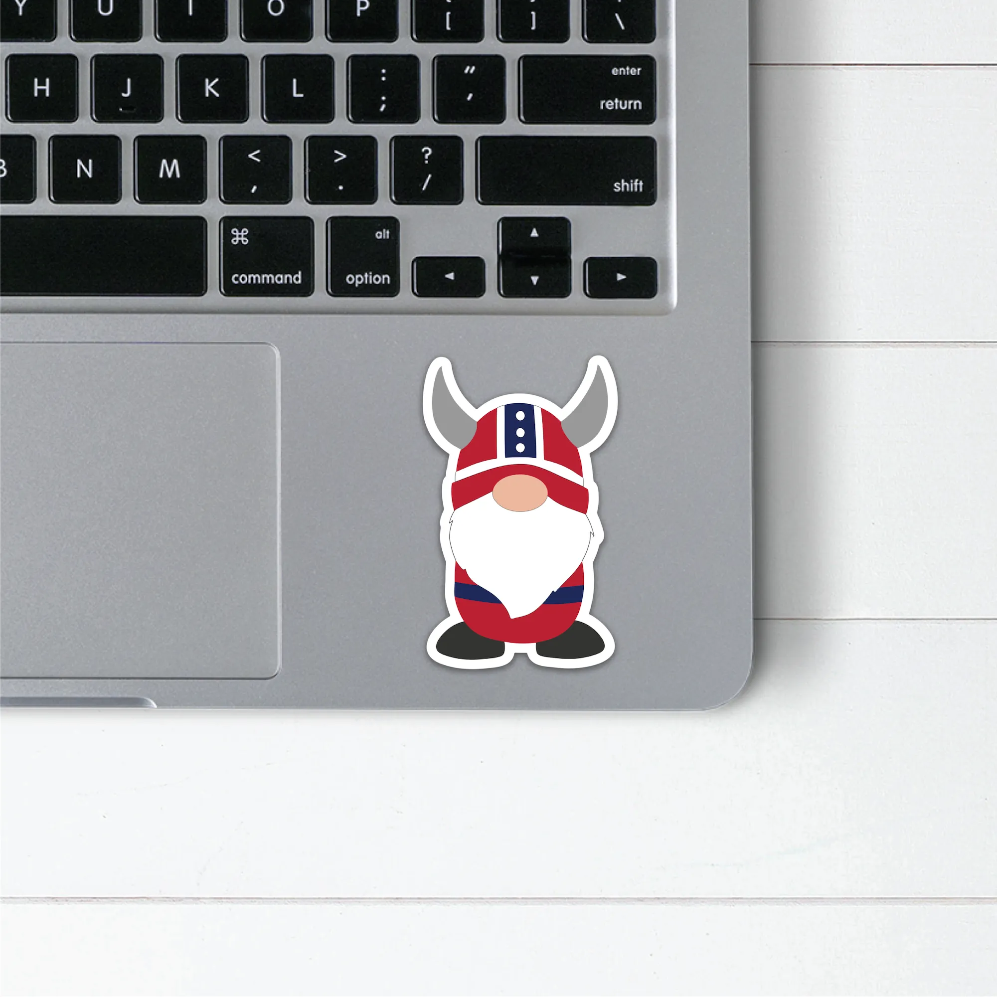 Norwegian Viking Boy Gnome Sticker